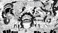 The Gorosei's demonic forms in the One Piece manga (Image via Shueisha)